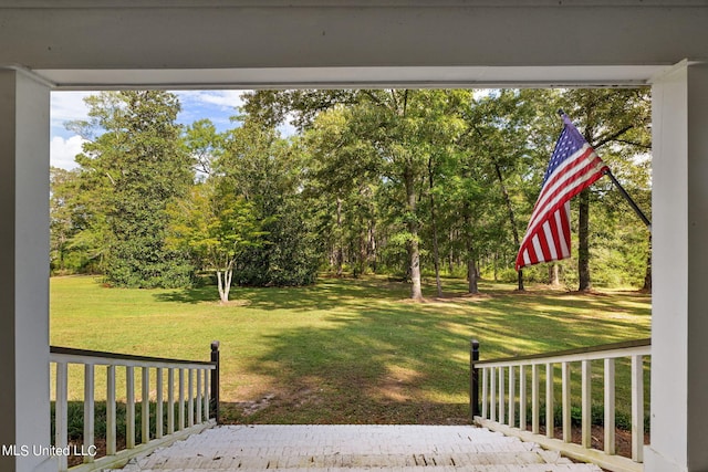 view of yard