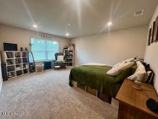 154 Magnolia Farms Dr, Lucedale, MS 39452 - carpeted bedroom with recessed lighting