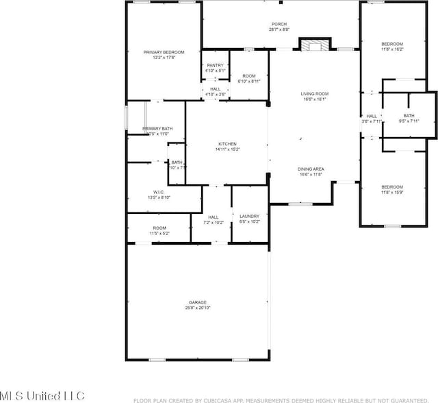 302 Wind Cv, Madison, MS 39110 - room layout