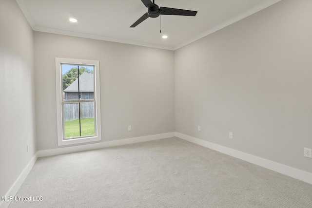 302 Wind Cv, Madison, MS 39110 - empty room featuring healthy amount of natural light, recessed lighting, baseboards, ceiling fan, and carpet floors