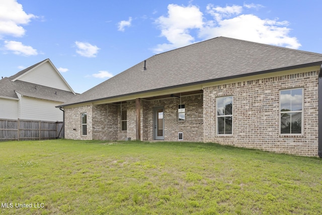 302 Wind Cv, Madison, MS 39110 - back of house with roof with shingles and brick siding