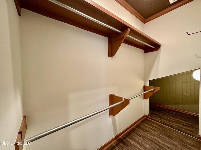211 Monterey Dr, Clinton, MS 39056 - spacious closet featuring wood finished floors