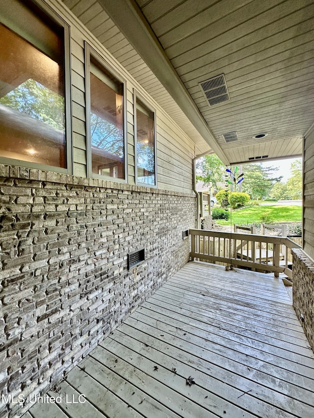 211 Monterey Dr, Clinton, MS 39056 - view of wooden terrace