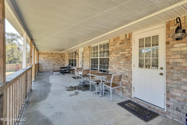 view of patio