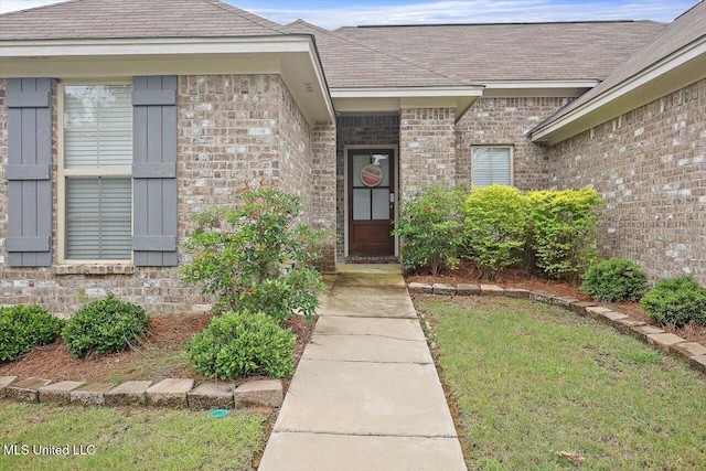 946 Filmore Dr, Brandon, MS 39042 - entrance to property with brick siding and a shingled roof