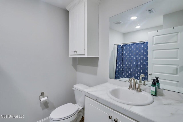 946 Filmore Dr, Brandon, MS 39042 - bathroom featuring vanity and a shower with curtain