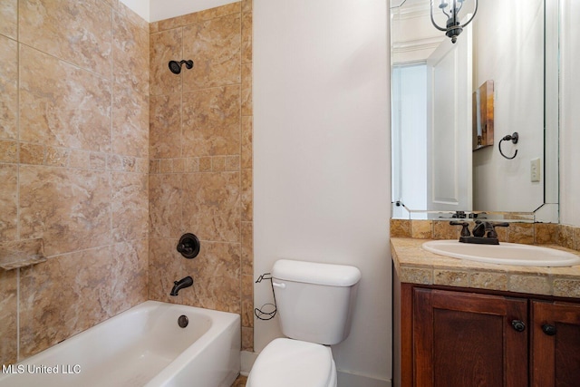 4050 Robinson Xing, Olive Branch, MS 38654 - bathroom featuring vanity, toilet, and tub / shower combination