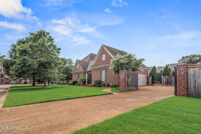 4050 Robinson Xing, Olive Branch, MS 38654 - view of front of home featuring driveway, a garage, and brick siding