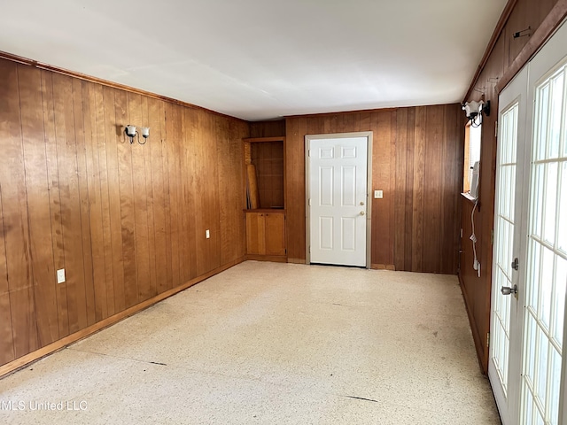 1628 Dry Creek Rd, Magee, MS 39111 - entrance foyer with plenty of natural light and wooden walls