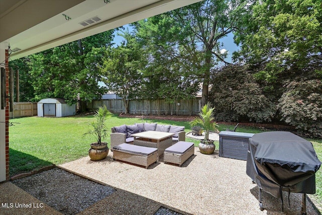 213 Pecan Cir, Brandon, MS 39042 - view of patio with an outdoor living space