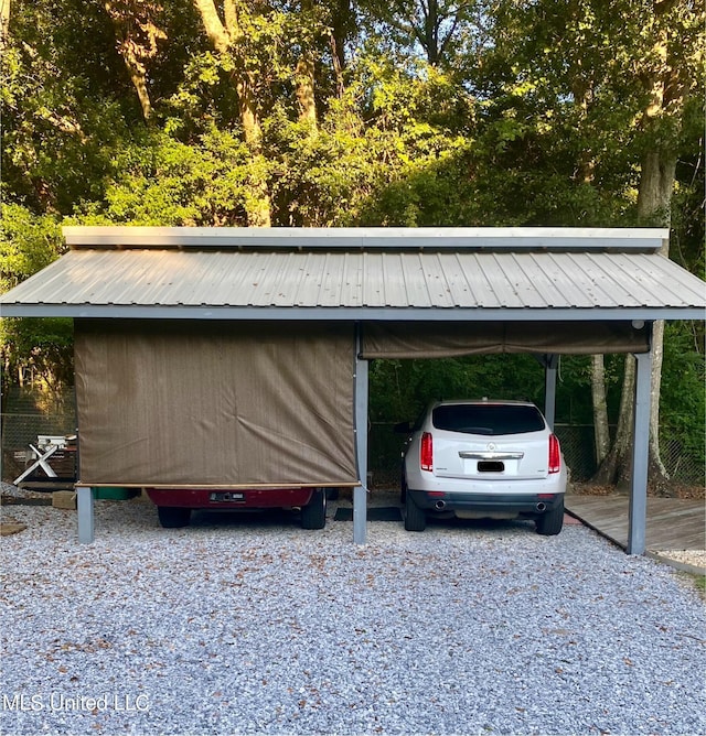 1728 21st St, Gulfport, MS 39501 - view of vehicle parking with a carport