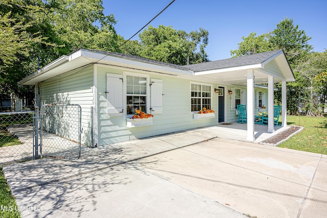 209 Audrey Cir, Ocean Springs, MS 39564 - view of front of property with a porch
