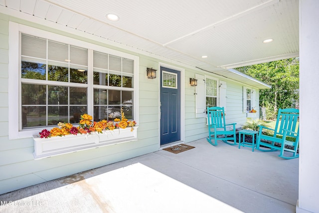 209 Audrey Cir, Ocean Springs, MS 39564 - property entrance featuring a porch