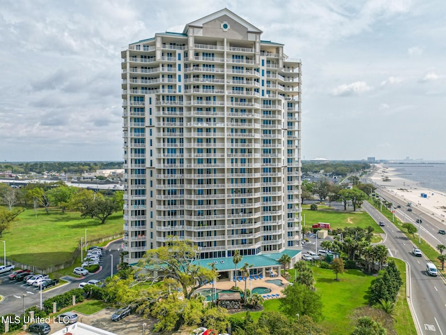 2668 Beach Blvd Unit 1704, Biloxi, MS 39531 - view of apartment building / complex with a water view
