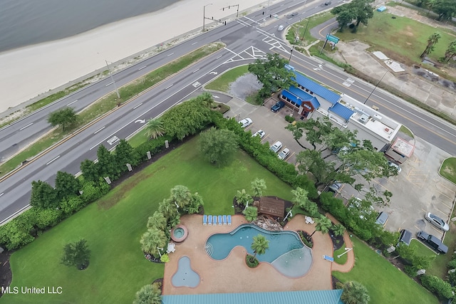 2668 Beach Blvd Unit 1704, Biloxi, MS 39531 - bird's eye view of a pool