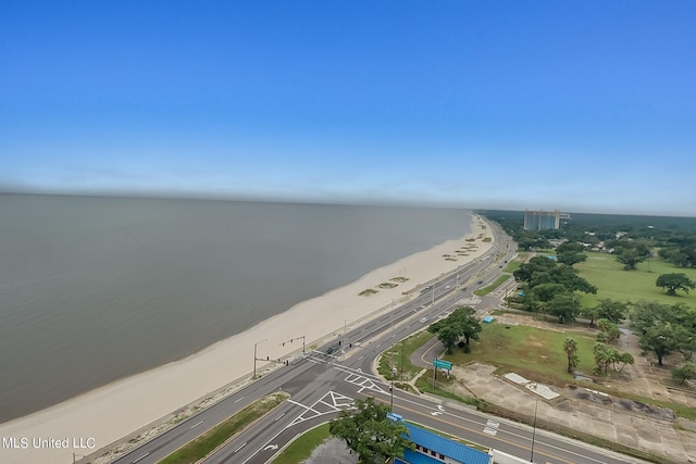 2668 Beach Blvd Unit 1704, Biloxi, MS 39531 - aerial view of property's location with a main thoroughfare and a large body of water