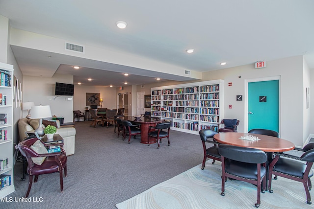 2668 Beach Blvd Unit 1704, Biloxi, MS 39531 - dining area with carpet floors and recessed lighting
