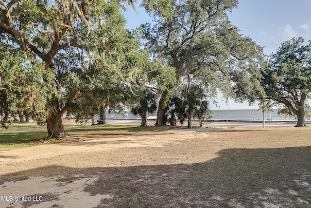 view of property's community featuring a water view