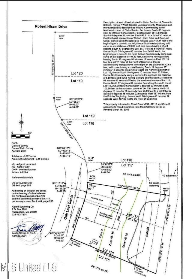 1517 Oak Leaf Cir, Gautier, MS 39553 - map