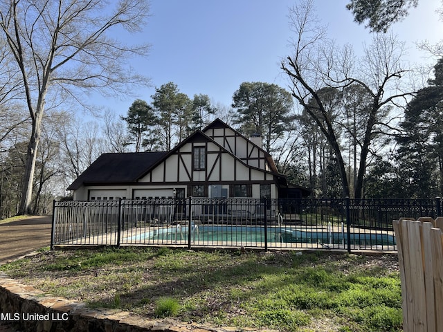 1609 SW Linda Dr, Clinton, MS 39056 - view of pool featuring fence