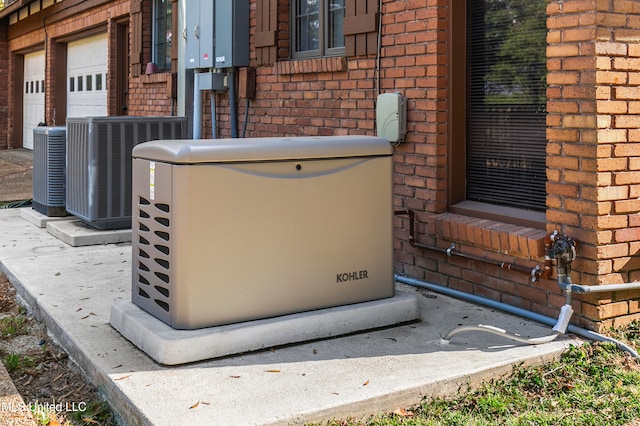 exterior details with central AC unit