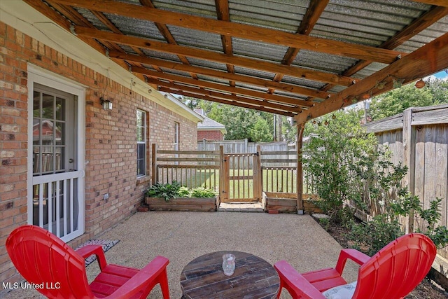 242 Commonwealth Ave, Brandon, MS 39047 - view of patio