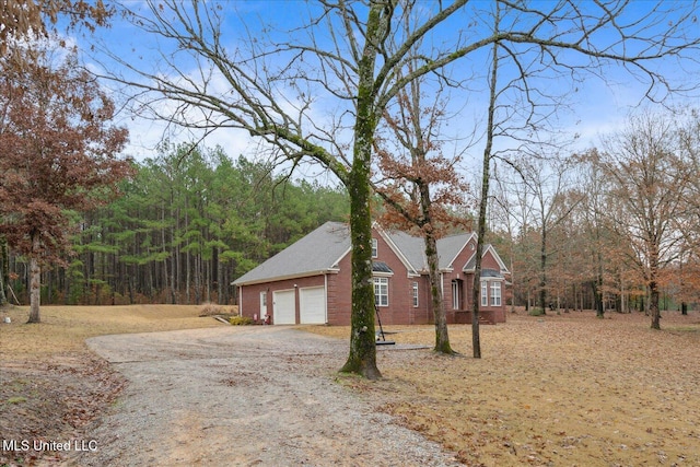 2674 S Slayden Rd, Lamar, MS 38642 - view of side of property with a garage