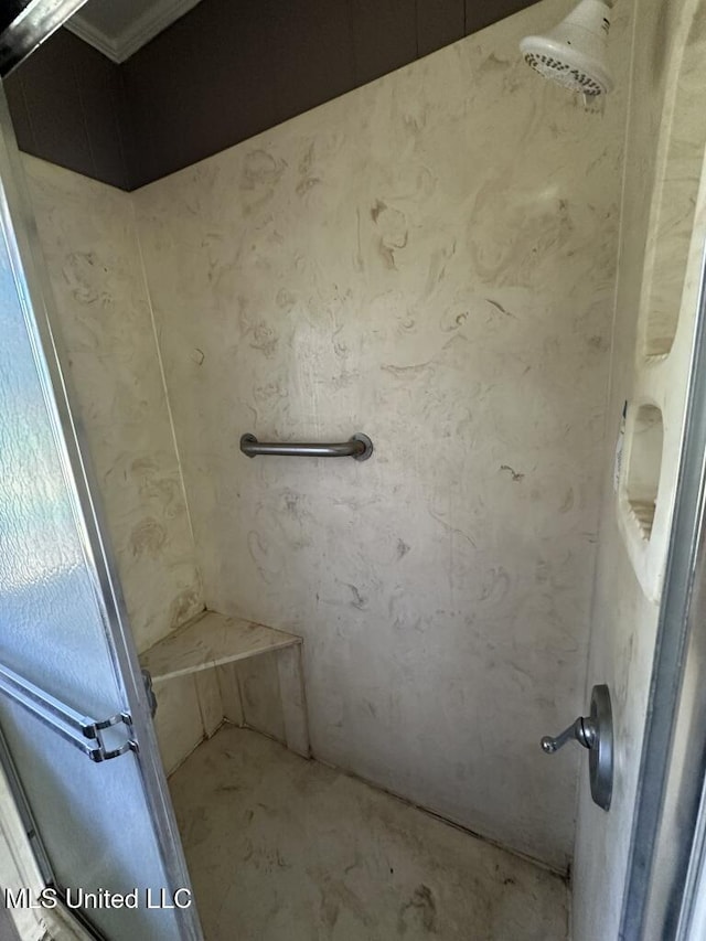 417 Boulevard St, Lexington, MS 39095 - bathroom with unfinished concrete floors
