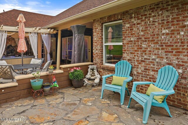 view of patio