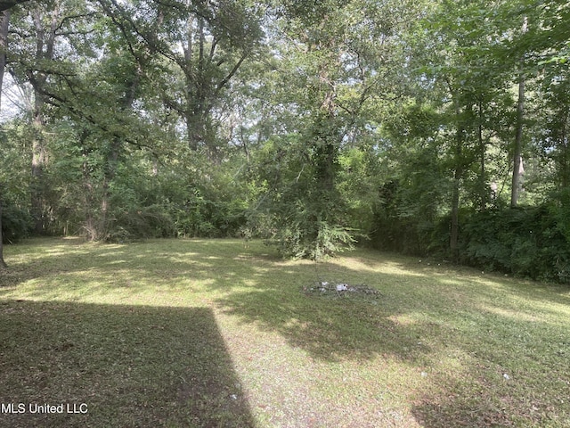 2938 Oak Forest Dr, Jackson, MS 39212 - view of grassy yard featuring a wooded view