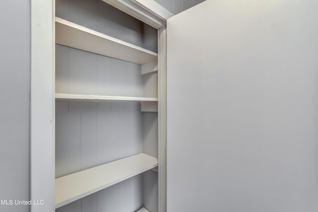 view of closet