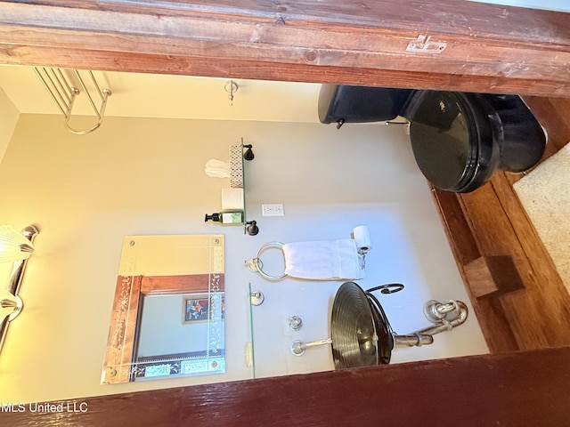 5 Spruce St, Oakland, MS 38948 - interior space with beamed ceiling