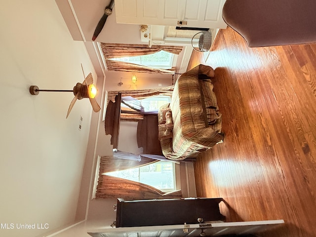 5 Spruce St, Oakland, MS 38948 - bedroom with a skylight and wood finished floors