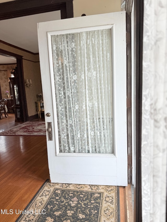 5 Spruce St, Oakland, MS 38948 - interior space with crown molding and wood finished floors
