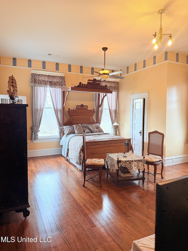 5 Spruce St, Oakland, MS 38948 - bedroom featuring baseboards and wood-type flooring