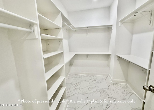 6674 Montclair Ave, Southaven, MS 38672 - walk in closet with marble finish floor