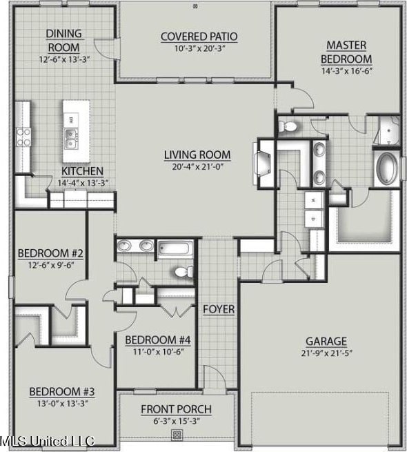 2006 Pelican Cir, Long Beach, MS 39560 - room layout