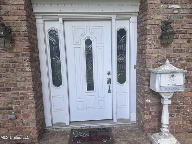 903 Westwood St, Pascagoula, MS 39567 - entrance to property with brick siding