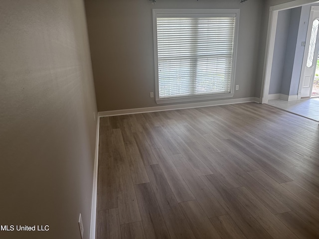 903 Westwood St, Pascagoula, MS 39567 - empty room featuring baseboards and wood finished floors