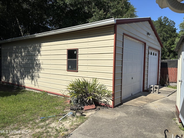 126 Faust Dr, Gulfport, MS 39503 - view of detached garage