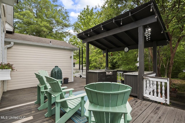 315 N St, Lexington, MS 39095 - view of wooden terrace