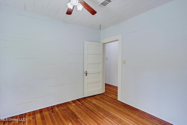 873 SCR 142, Morton, MS 39117 - unfurnished room featuring wood finished floors and ceiling fan