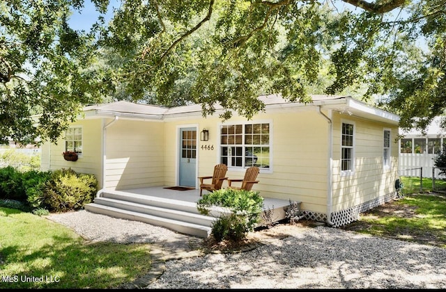 4466 Beatline Rd, Long Beach, MS 39560 - back of house featuring a porch