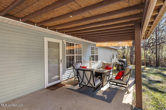 1085 Thomas Dr, Raymond, MS 39154 - view of patio / terrace with outdoor dining area