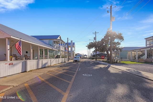 view of road