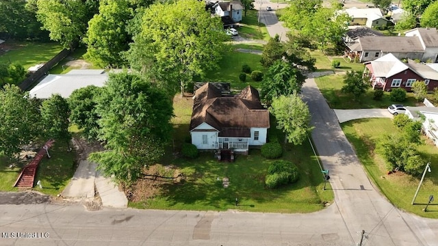 birds eye view of property featuring a residential view