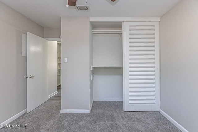 view of closet