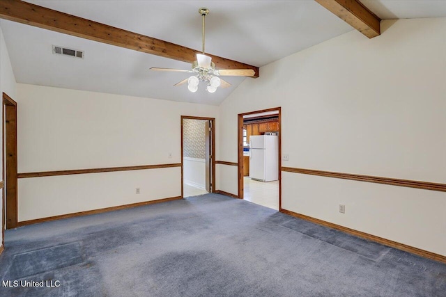 634 Twin Harbor Pl, Madison, MS 39110 - carpeted empty room featuring a ceiling fan and baseboards