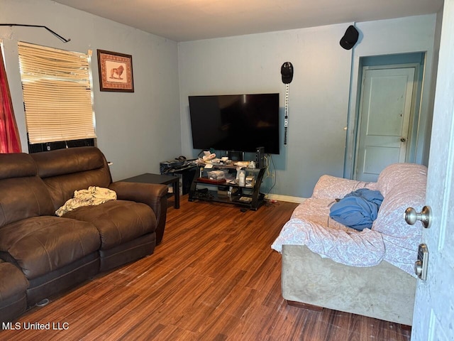 519 Copp St, Biloxi, MS 39530 - living area featuring wood finished floors