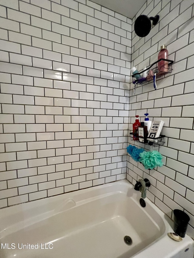 full bathroom featuring shower / bathtub combination